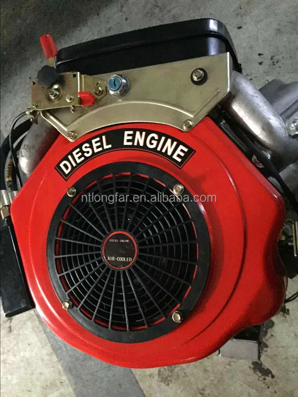 22hp Vertical Shaft Aircooled 2 Cylinder 4 Stroke Diesel Engine For