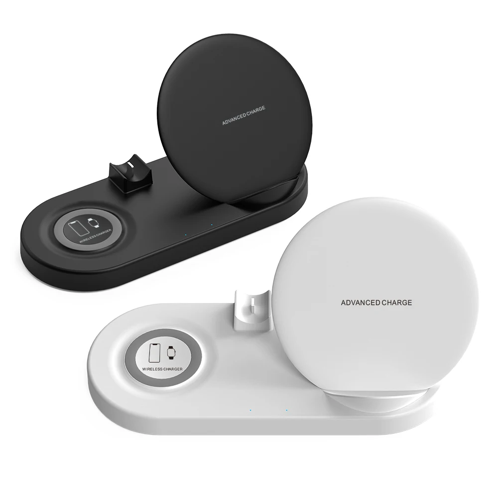 

15W Wireless Charger with Qi certificated Wireless Charger Fast Charging Pad Dock Charging Stand for Mobile Phone