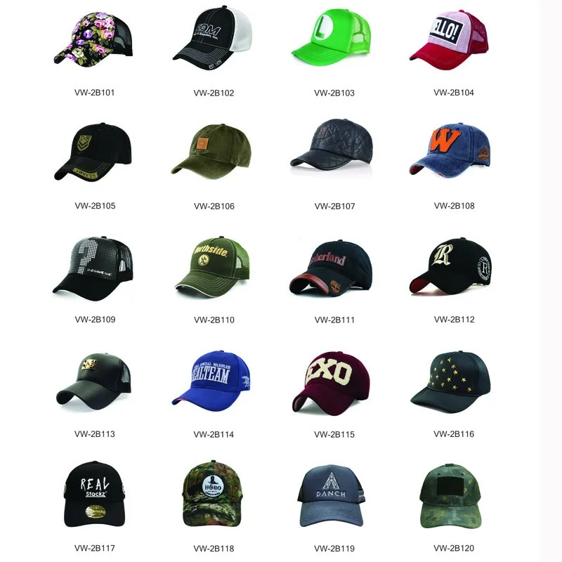 Most Popular Custom Fitted Cap Hat Baseball Cap Closed Back ...