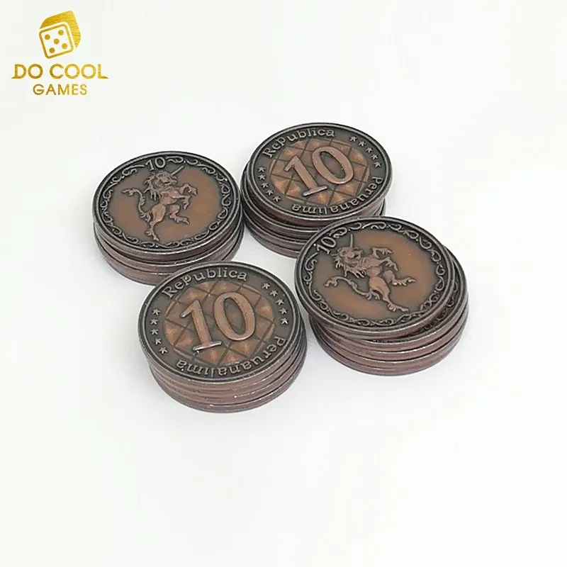 New Design Factory Custom Metal Token For Board Game - Buy Metal Token ...