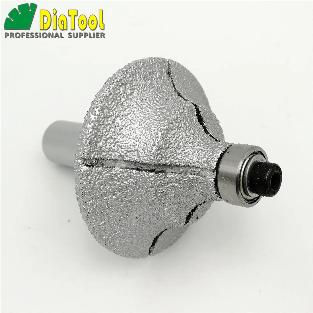 Metal Woods and Stone 1/2 Shank Vacuum Brazed Diamond Electric Router Bits Ball Bottom for Grinding Glass 