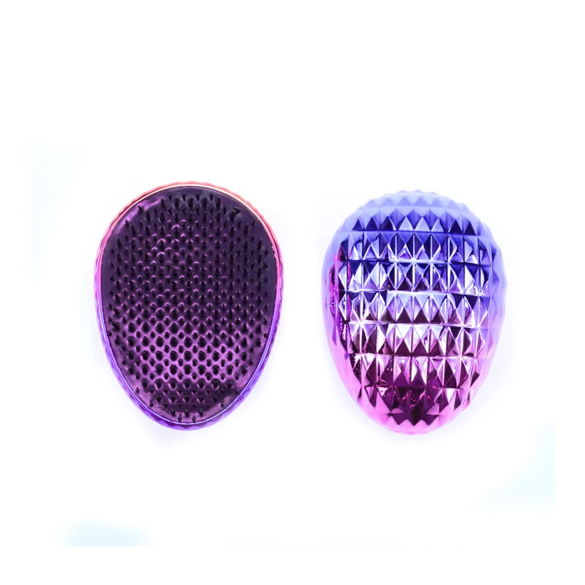 Plastic Massage Circular Mini Round Travel Hair Brush Simple Hair