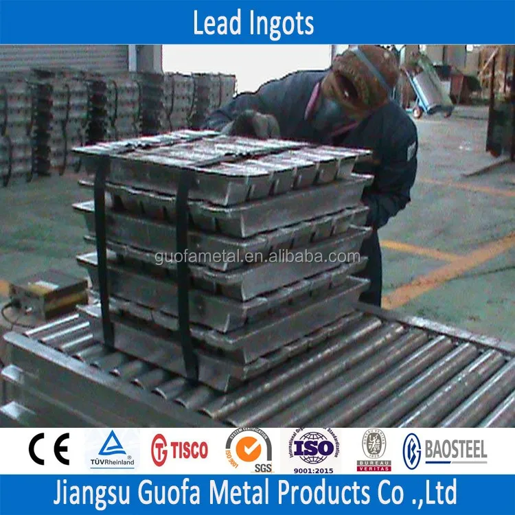 
High Quality 99.99 % Purity Lead Ingot With Low EXW Price 