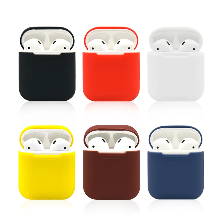 2019 Wholesale New Protective Silicone Cover for Air pods Airpod Charging Case Cover For iphoneX/8/7/7Plus