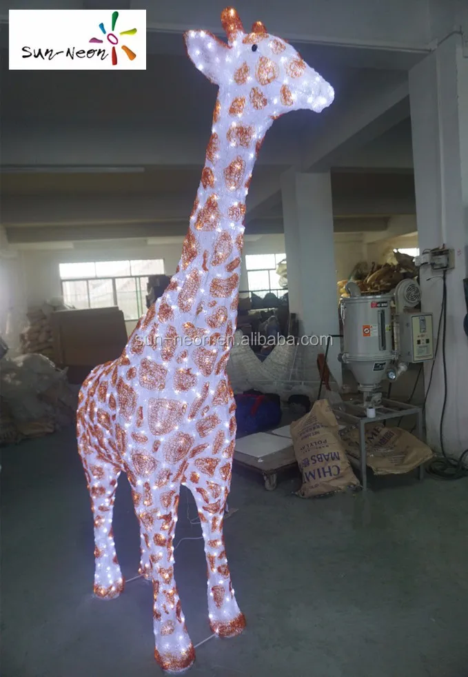 Outdoor Decoration Christmas Light Giraffe Novelty Lifesize Giraffe