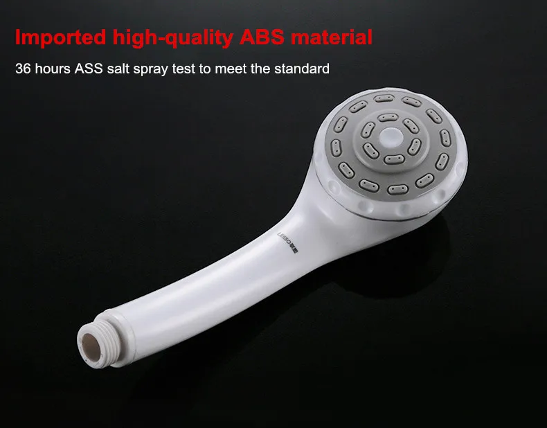 LESSO WP06801T nice pirice ABS plastic water saving rainfall shower heads