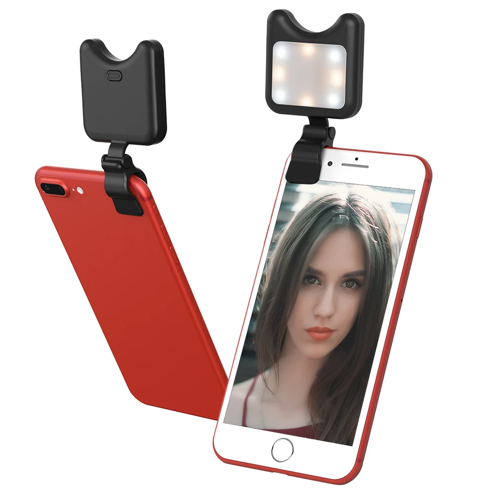 have selfie light for iphone how to tell when charged