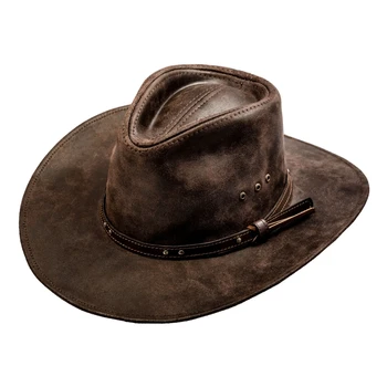 leather cowboy hats near me