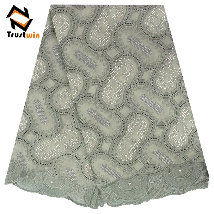

African fabrics Swiss heavy lace 100% Cotton lace