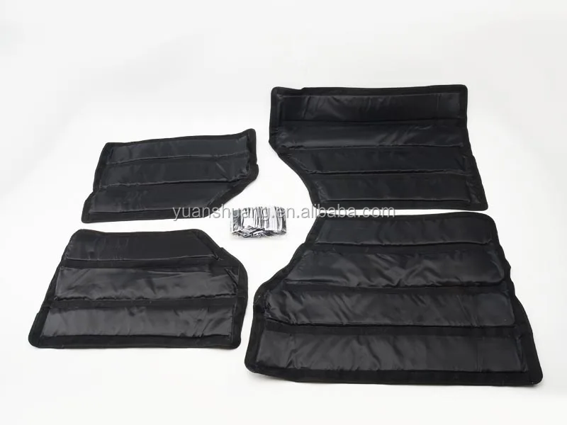 2/4 Doors Cotton Roof Hot Heat Hardtop Insulation Cover Pad For Jeep