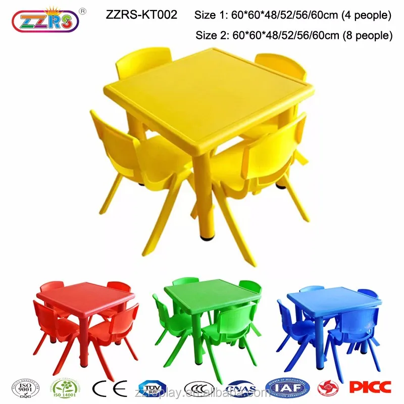 Cheap Prices School Furniture Study Room Kids Plastic Table And Chair