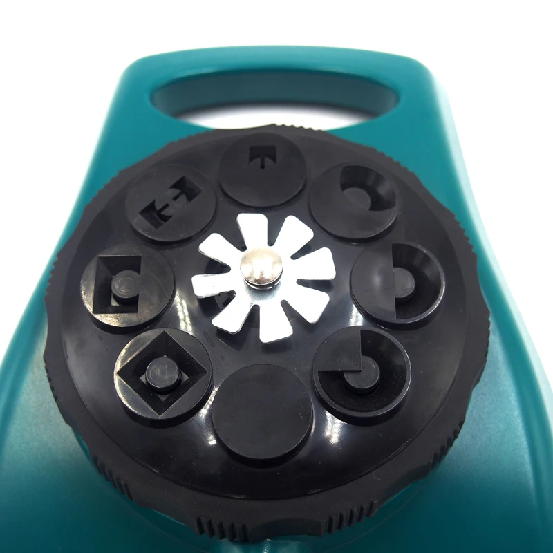 Plastic 8 pattern water turret sprinkler for garden