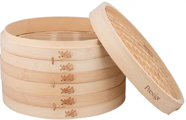 eco-friendly bamboo dumpling steamer rice food steamer