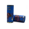 Custom printed round gift packing box rolled edge paper tube package round box packaging