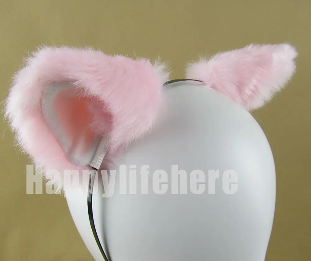 Girls Metal Rhinestone Cat Ear Headband Hairband Kitten Costume Fancy Cosplay