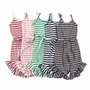 NO MOQ RTS Newborn Clothes Wholesale Cotton Stripe Baby Jumpsuit Knitted