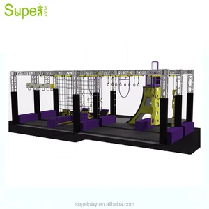 Supei Commercial Use Ninja Warrior Course Trampoline Park for sale