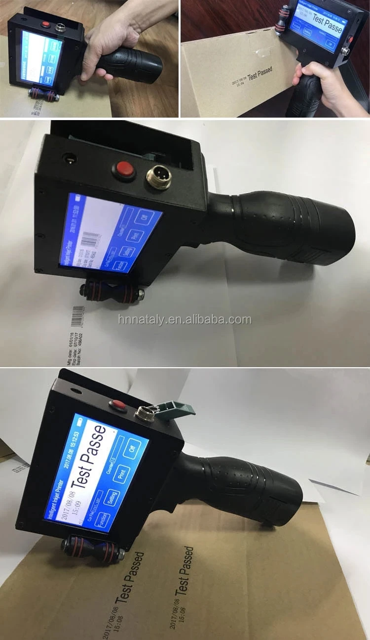 Nataly M3S Mobile Inkjet Printer Mini Handheld Print Expiry Date Inkjet Date Code Printer Machine With 3.5 Inch Touch Screen