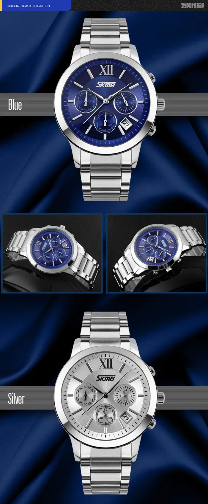 Japan Movt Quartz Watch Stainless Steel Case Back Buy Montre Homme