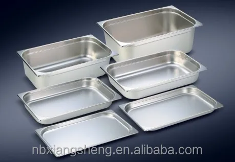 Stainless steel prasmanan wadah makanan / gastronorm pan 