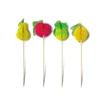 beautiful decorative wooden wholesale craft picks color cake pop sticks