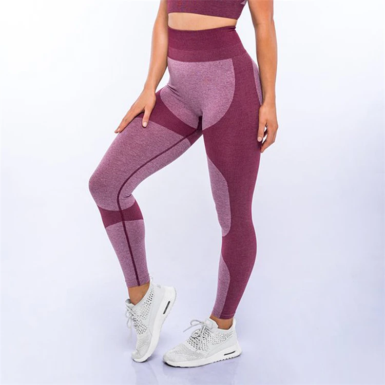 

Women Breathable Yoga Leggings Fitness Scrunch Butt Seamless Leggings