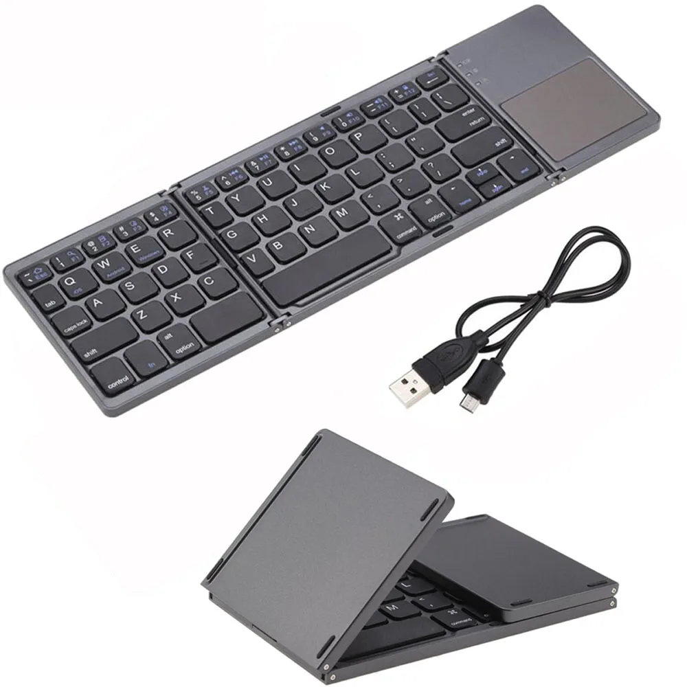 Ce Rohs Fcc Certified Pocket Size Mini Bluetooth Foldable Keyboard