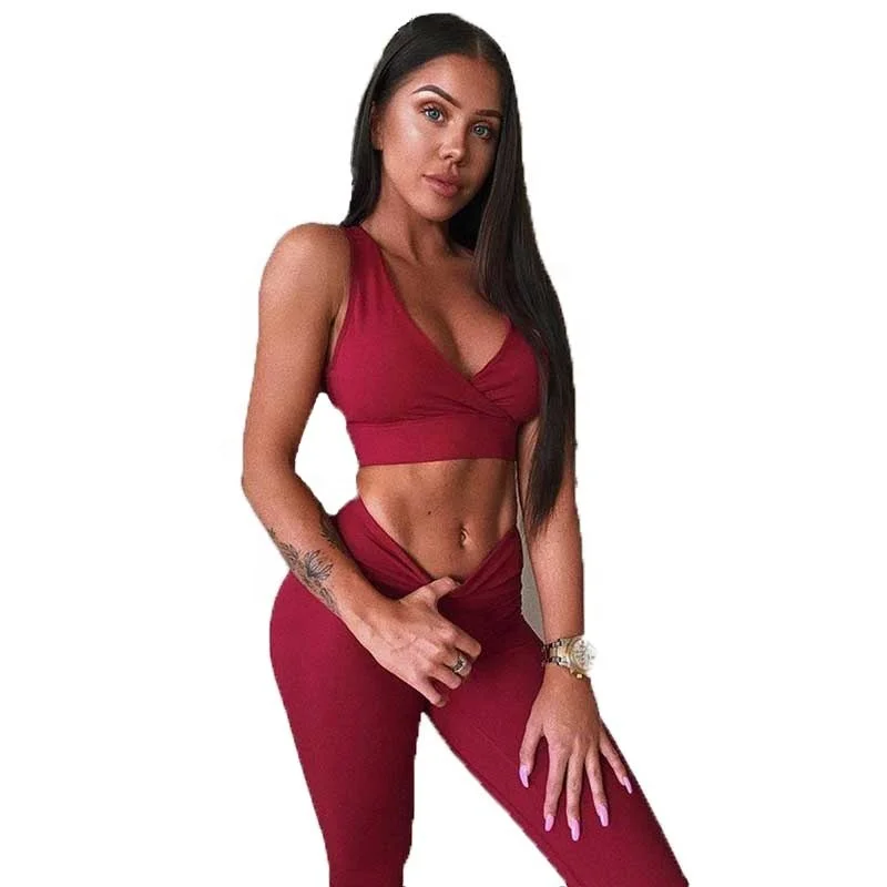 High Waisted Yoga Wear Women Fitness Sportswear Leggings High Elastic Gym sport Workout Tights Running Wear