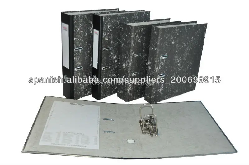 
A4 size eco-friendly PVC cover lever arch file with box 