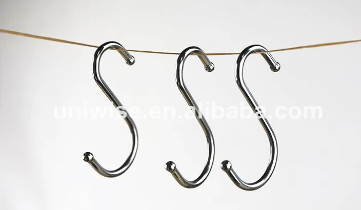 Curtains Ideas curtain hooks rings : S Shower Curtain Hooks Rings,Polished Chrome Metal Bathroom Shower ...