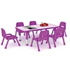 Factory offered student table kids cartoon study and chair design of top selling design of study table