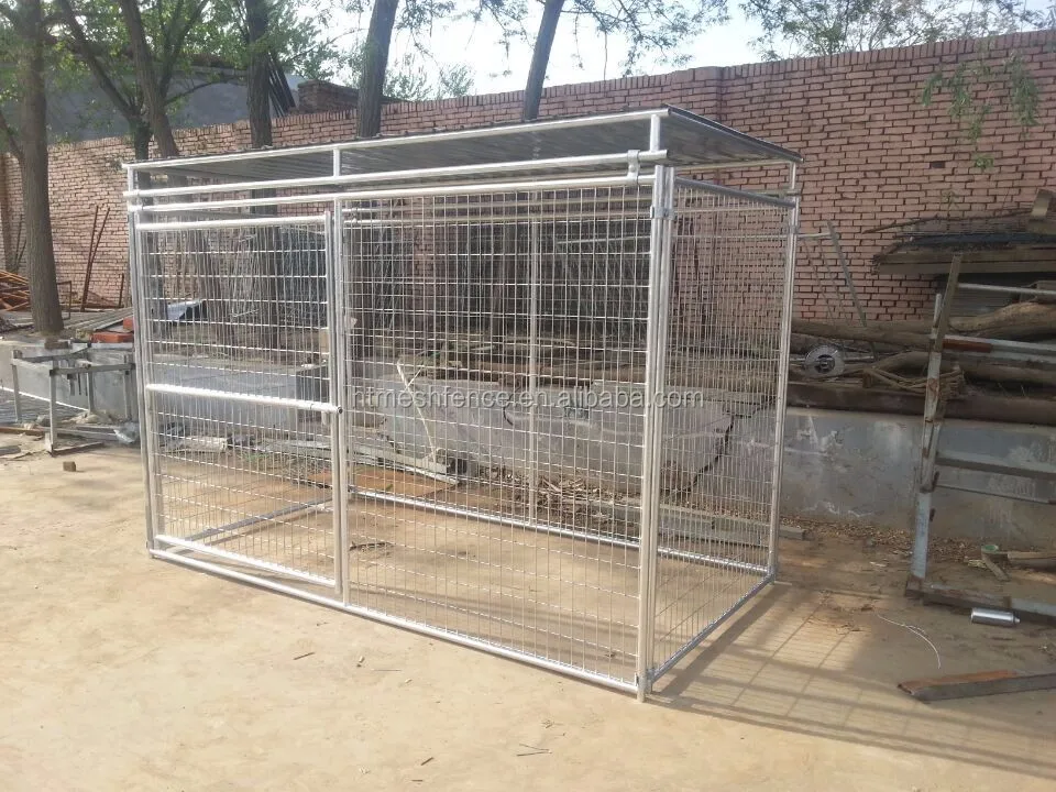 4mx4mx1.83m Dog Kennel Run & Pet Enclosure Run Animal Fencing Fence