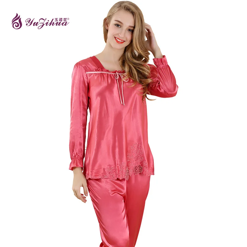

pijamas woman sleepwear nightwear silk, Picture