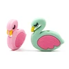 Flamingo Silicone Beads Baby Teething Rings Making Food Grade Silicone Perle Chew Necklace Teething Toys Accessories