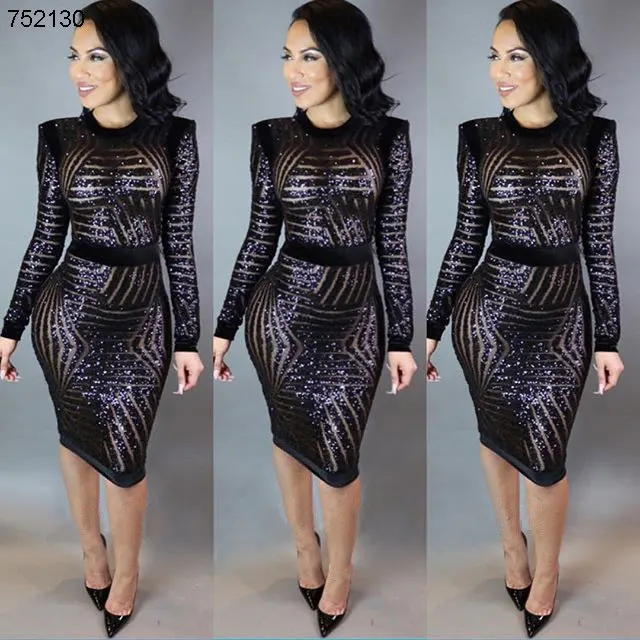 

women evening dresses costume sequins club wear sexy bodycon dress