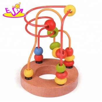 Holz Aktivitätswürfel Labyrinth Kinderspielzeug Babyspielzeug