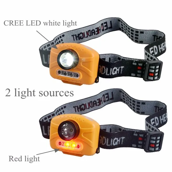 Fishing caving mountaineering q5 3W ultra bright led headlamp with motion sensor