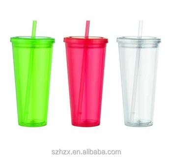 hard plastic drinkware