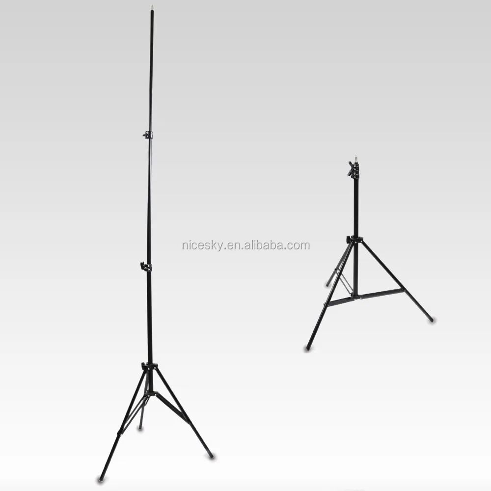 The best sale Photographic equipment Pro Photo Studio 6.6ft 200cm two-meter-tall 2m light stand with 1/4 screw head