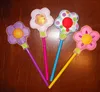 2018 hot sell handmade In The Hoop Felt Flower Pencil Topper Embroidery Machine Design made in China
