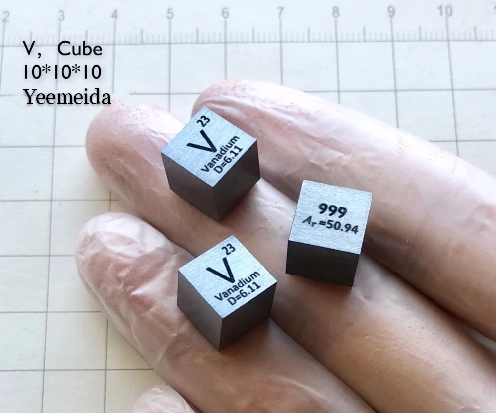 Density Cube Set - Periodic Table Metal Cubes Collection
