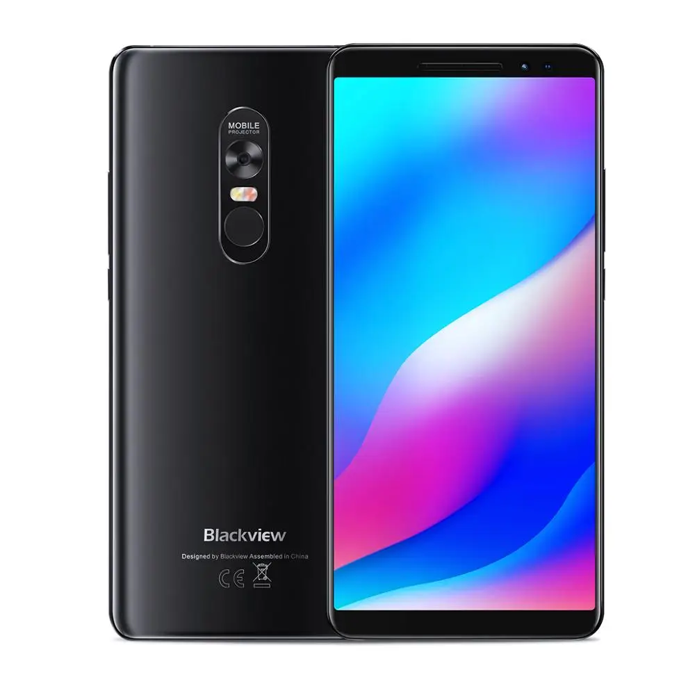 

Blackview MAX1 Laser Projection Phone 720P HD Large Screen Projection 6.01 inches FHD AMOLED Display Mobile Smartphone, Black