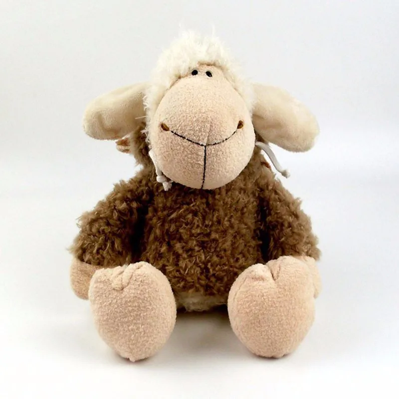 oem custom wholesale 35cm plush cute lovely lamb sheep toys in