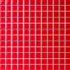 high gloss simple red 3d square mosaic wall tile