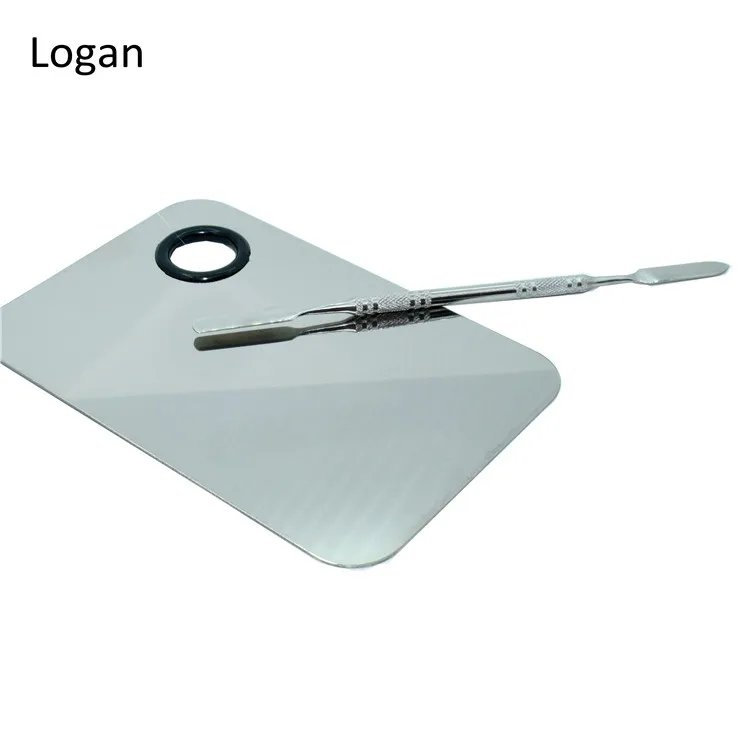 stainless steel makeup spatula