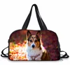 Sport Gym Bag Yoga Bags for Women Fitness Kawaii Shiba Dogs Animal Printing Running Training Athletic Bag Large Tote