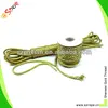 twisted rope High metallic gloss golden elastic rope/string/cord