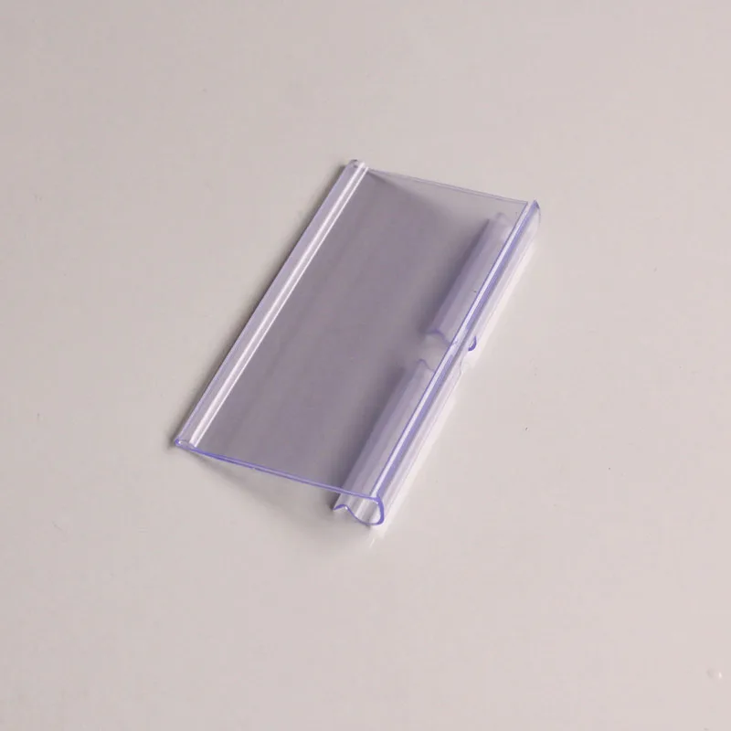 Plastic Clear Hinged Shelf Clipon Label Holders Buy Clipon Label
