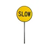 TTS18 450mm Aluminum Board 1.5m Post Traffic Use Stop Slow Sign