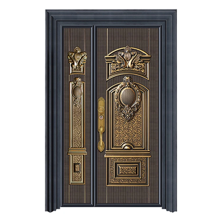 New Iron Pipe Grill Window Exterior Single Door Designs Fingerprint Sliding Door Lock Bell Camera View New Iron Grill Window Door Designs Jinting Product Details From Foshan Jinting Door Co Ltd On